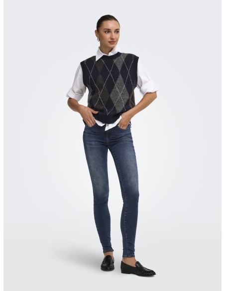 Pull Argyle Night Sky ONLRHOMBUS ONLY - 1 | TOPS
